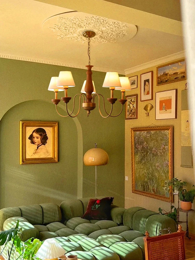 Hanging chandelier of iron for interior and exterior - view 3