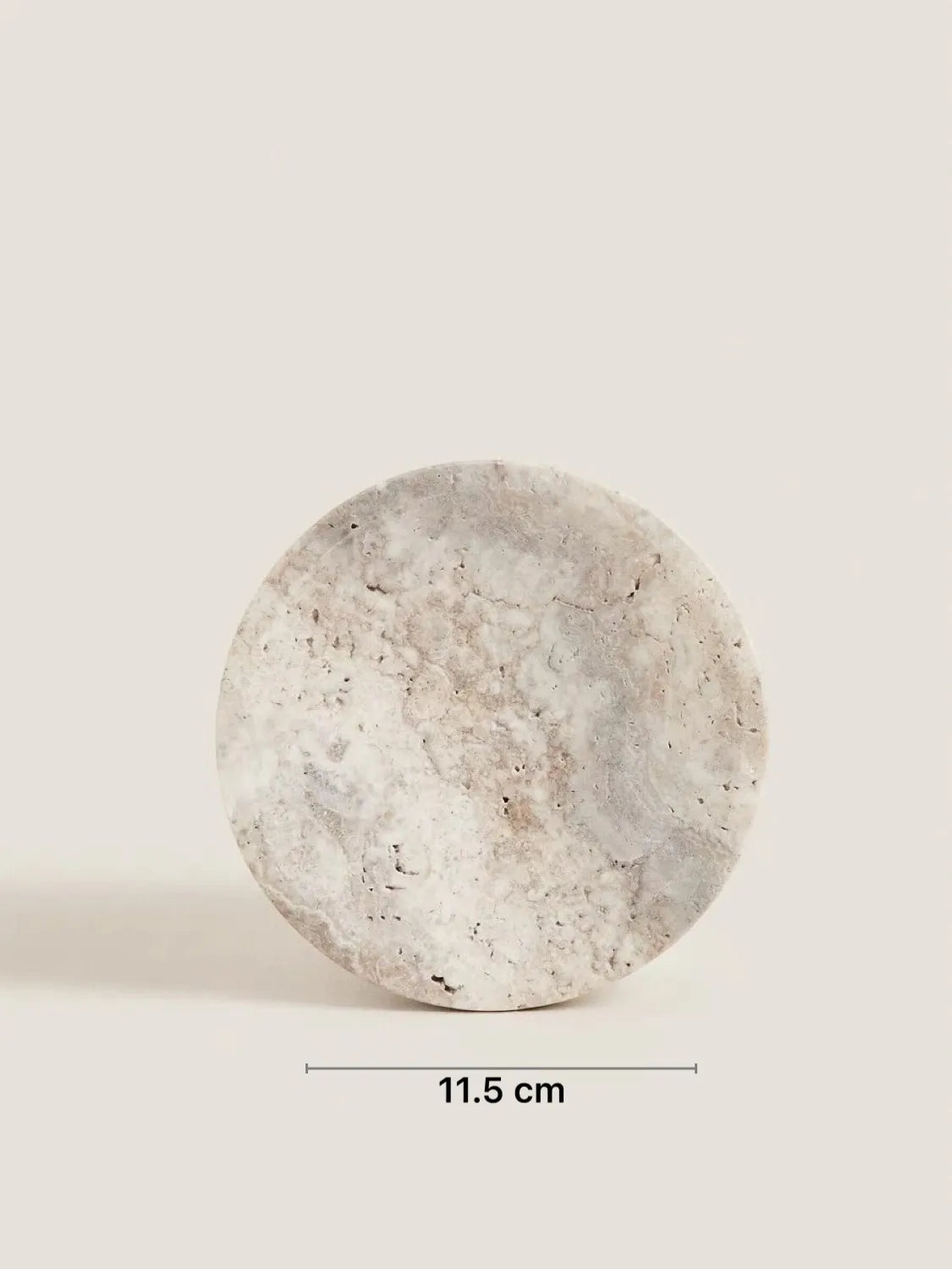 Natural marble and travertine bathroom set - Single soap holder