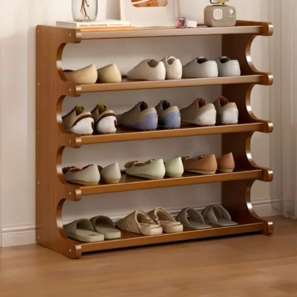 Organizer of shoes with little space for indoor storage
