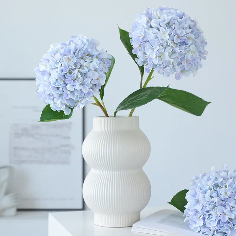 New Silk Simulation Hydrangea Flower European Style Home Decoration,Wedding Floor Arrangement Large Hydrangea Flower - view 4