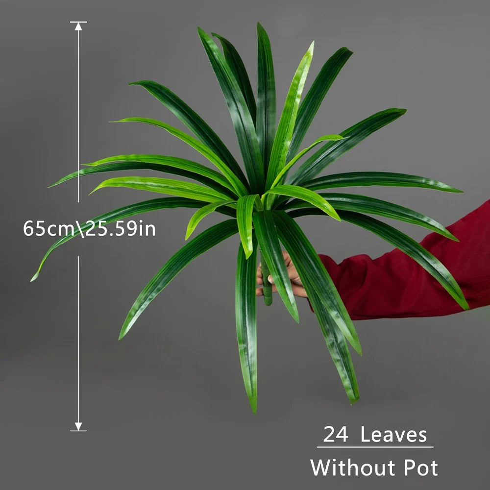 Artificial magnolia plants and tropical leaves for decoration - 65cm 24 feuilles