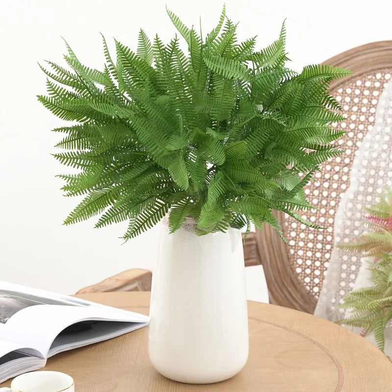 Artificial plants fern green decoration for interior - view 3