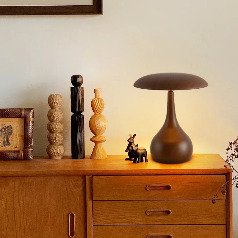 Modern desk lamp, retro creative living room, study room, villa, hotel bedroom, interior decoration, glossy LED bedside lamp - view 3
