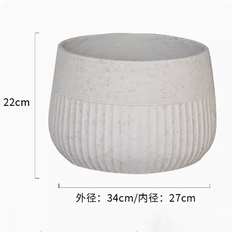 Modern silicone mould for light and luxurious concrete flower pot - PURPLE/Purple