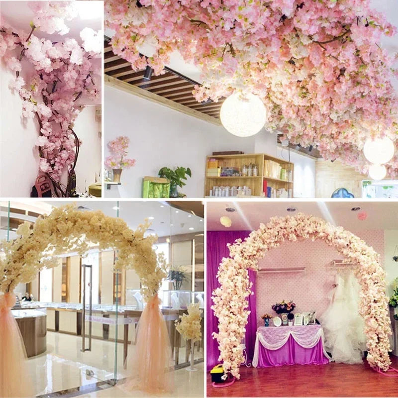 Artificial cherry flower for decoration and DIY - view 4