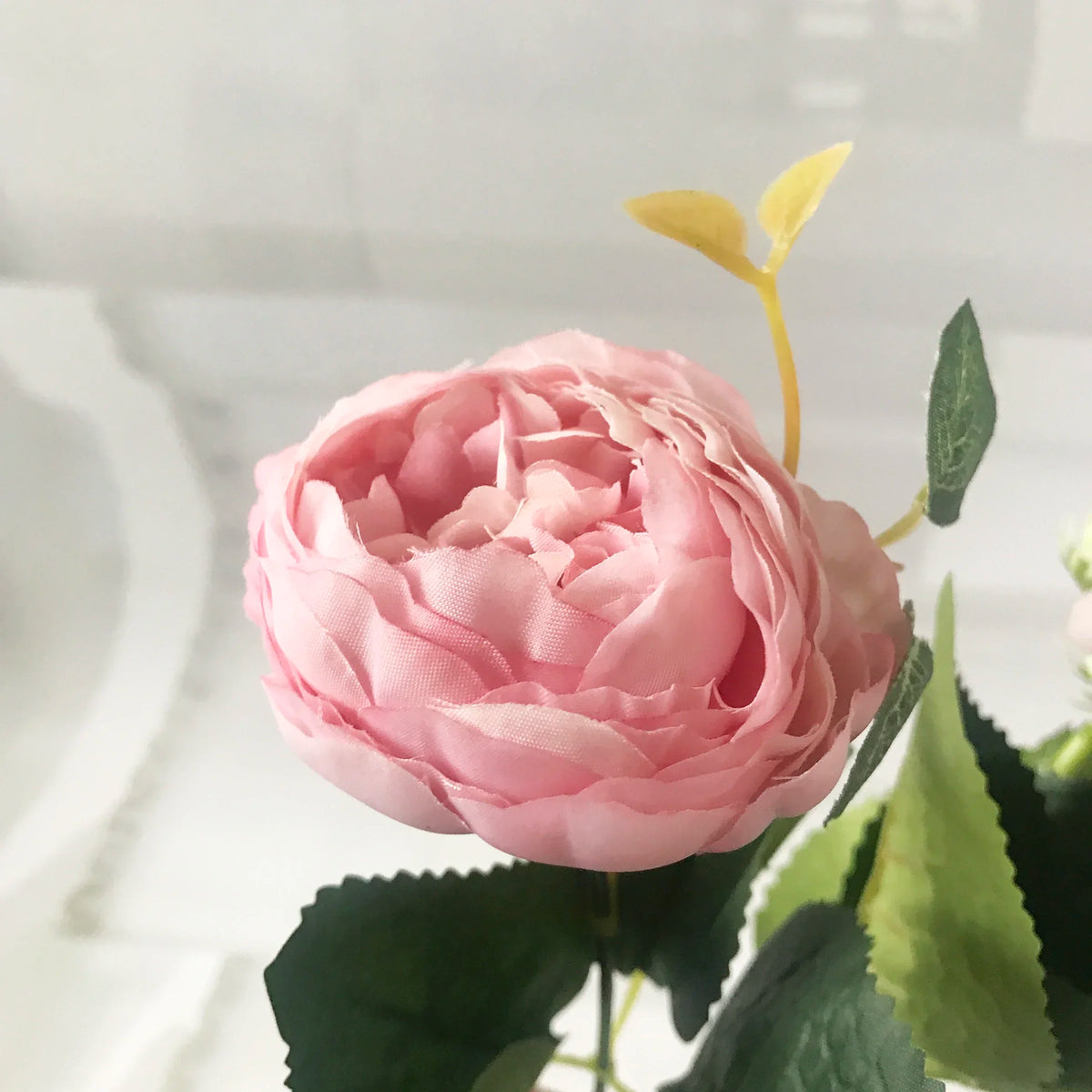 Bouquet of artificial peonies for interior wedding decoration - view 5