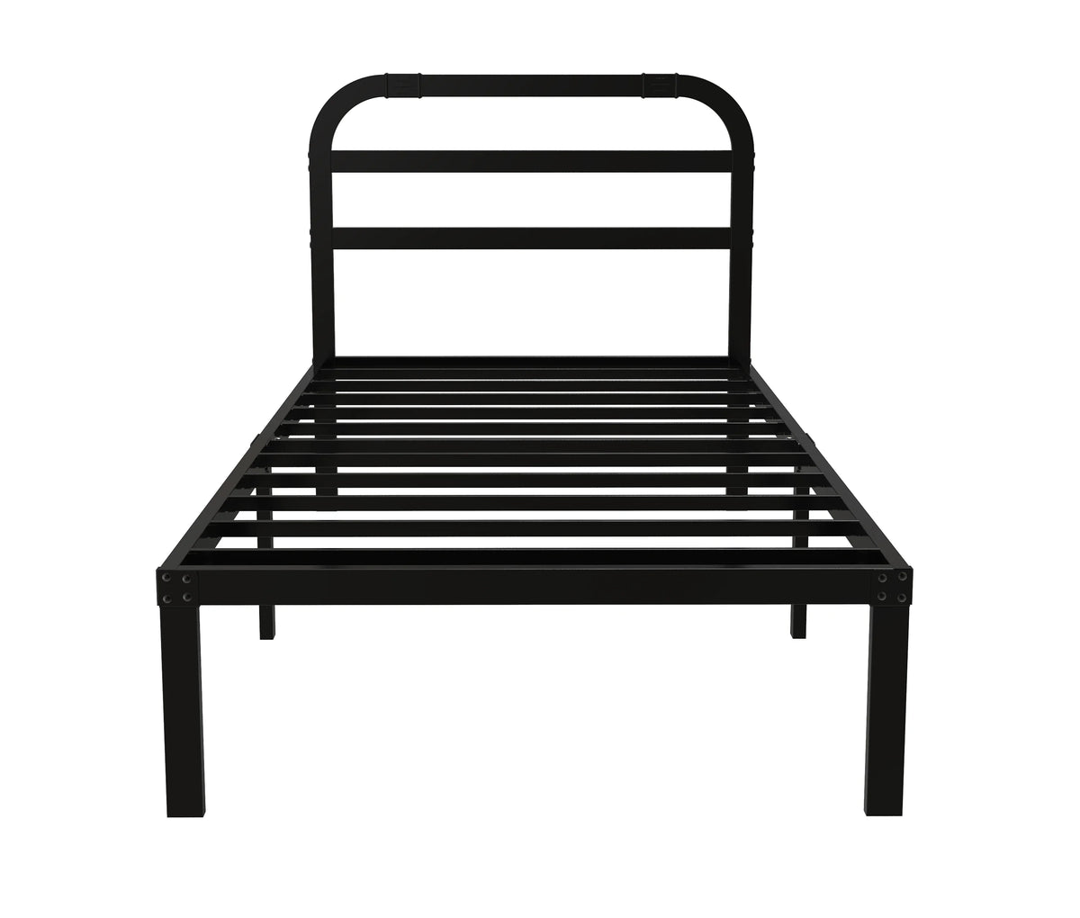 DDPNKL Heavy Duty Metal Bed Frame with Headboard, 3500 lbs Max Weight Capacity Metal Platform, Easy Assembly Mattress Foundation - view 5