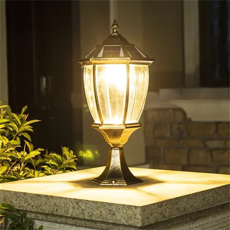 Outdoor solar led wall sconce for garden and courtyard - view 2