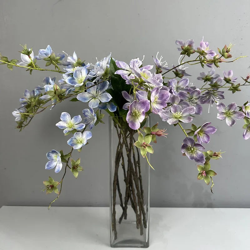 Artificial silk jasmine branch for festive decoration - view 3