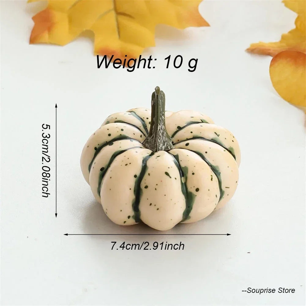 Decorative foam pumpkins for Halloween and autumn decorations - R