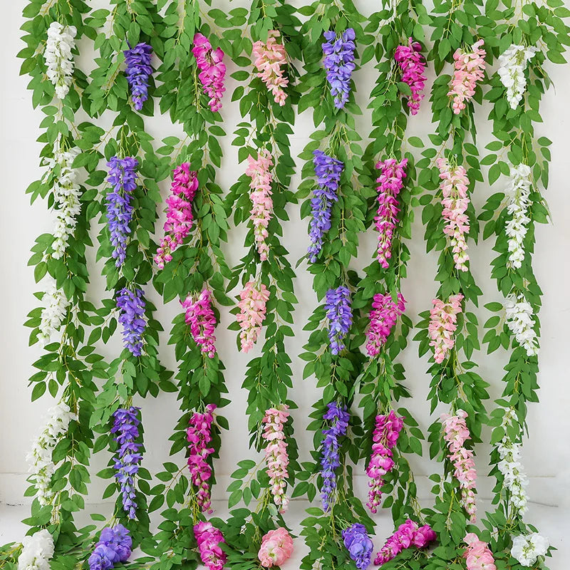 Artificial flower garland for wedding decoration - view 4