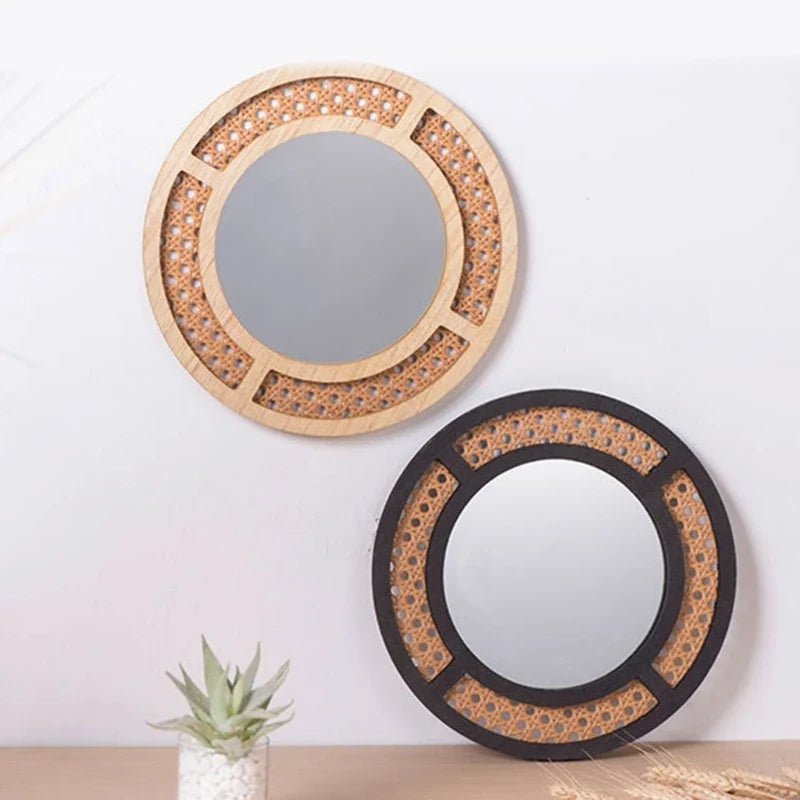 Bohemian round mirror for interior decoration - view 2