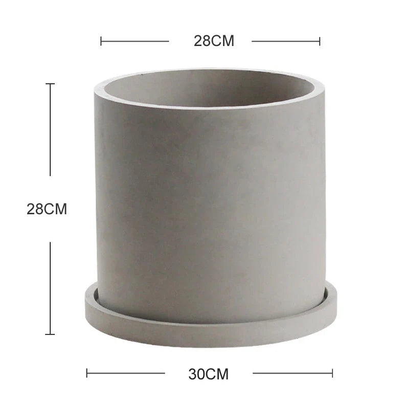 Silicone moulds for flower pots and flowerpots - 28 cm