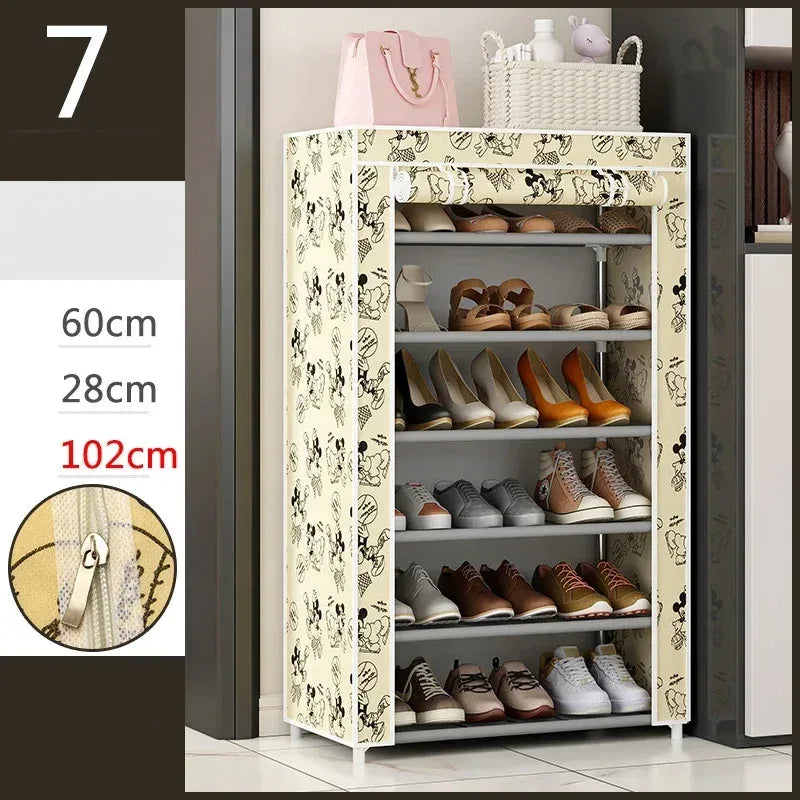 Storage organizer for plastic shoes 120 luxury pairs 2023 - Mickey Colorie 7