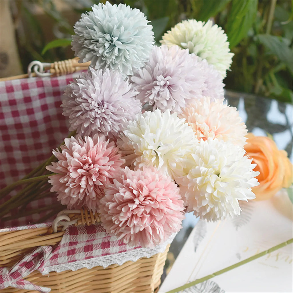 Artificial hortensia flowers for wedding decoration and table - view 3