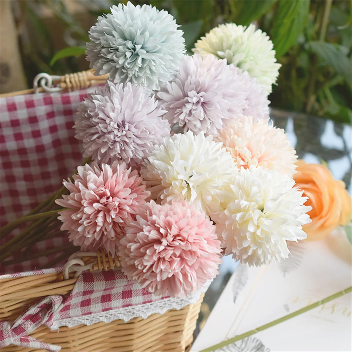 Artificial hortensia flowers for wedding decoration and table - view 3
