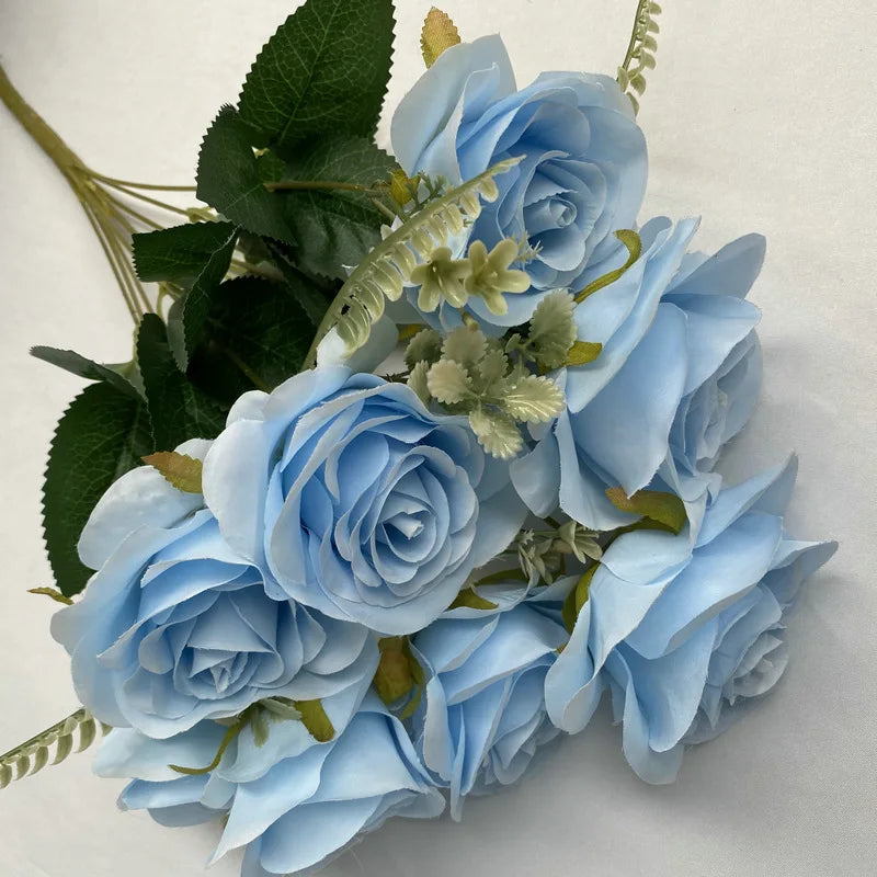 Artificial rose bouquets for interior and exterior decoration