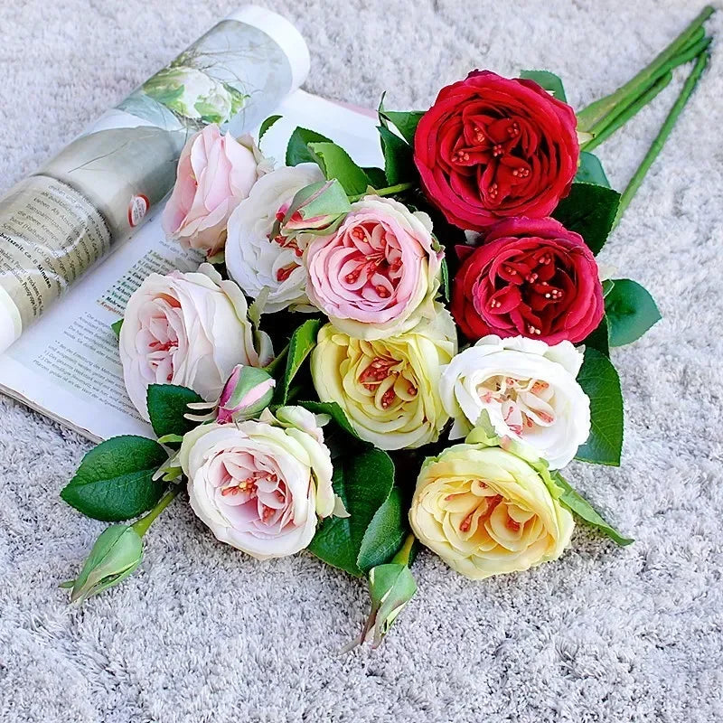 Artificial white pink decorative flowers for any occasion - view 3