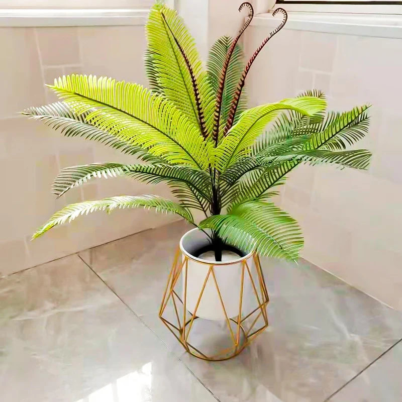 Large artificial palm for interior and exterior decoration