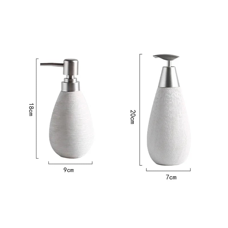 Ceramic bottle disinfectant hands lotion soap decoration bathroom - view 6