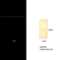 Wall sconce art decorative waterproof marble for indoor and outdoor - White hardware / Warm light / 33cm