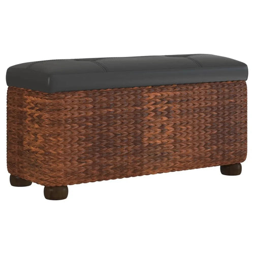 2PCS Storage Benches with cuship for Living Room Entryway Storage Ottoman for Blankets, Storage Toys rtan Woven - view 2