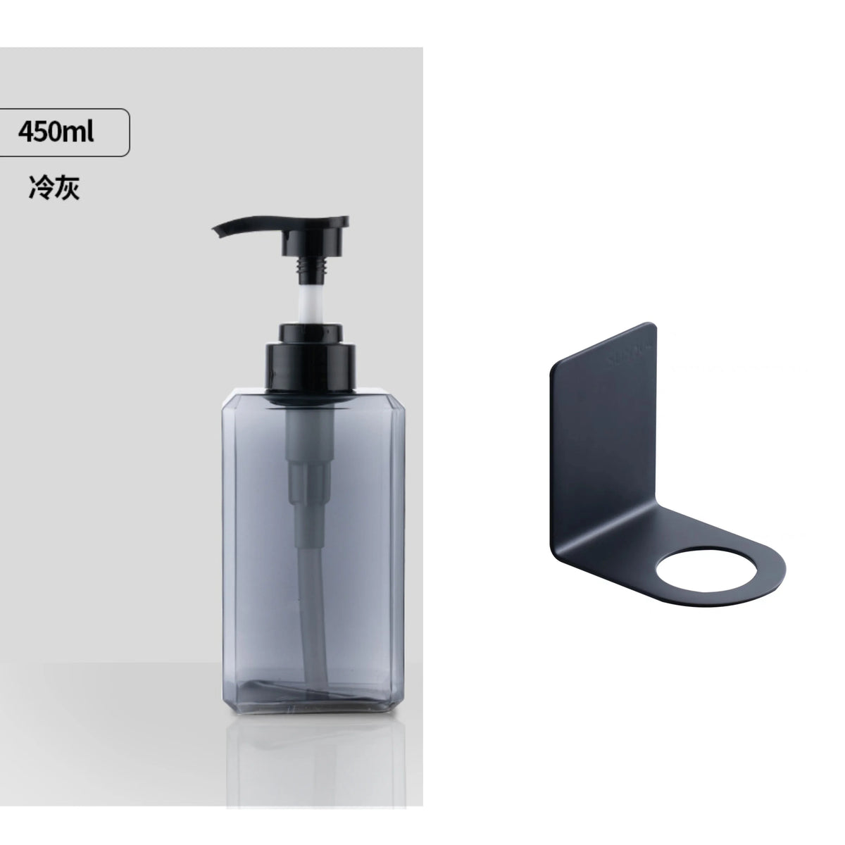 Liquid wall soap dispenser for disinfectant and shower gel - Gris450