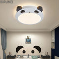 LED panda ceiling lamp for decoration child bedroom