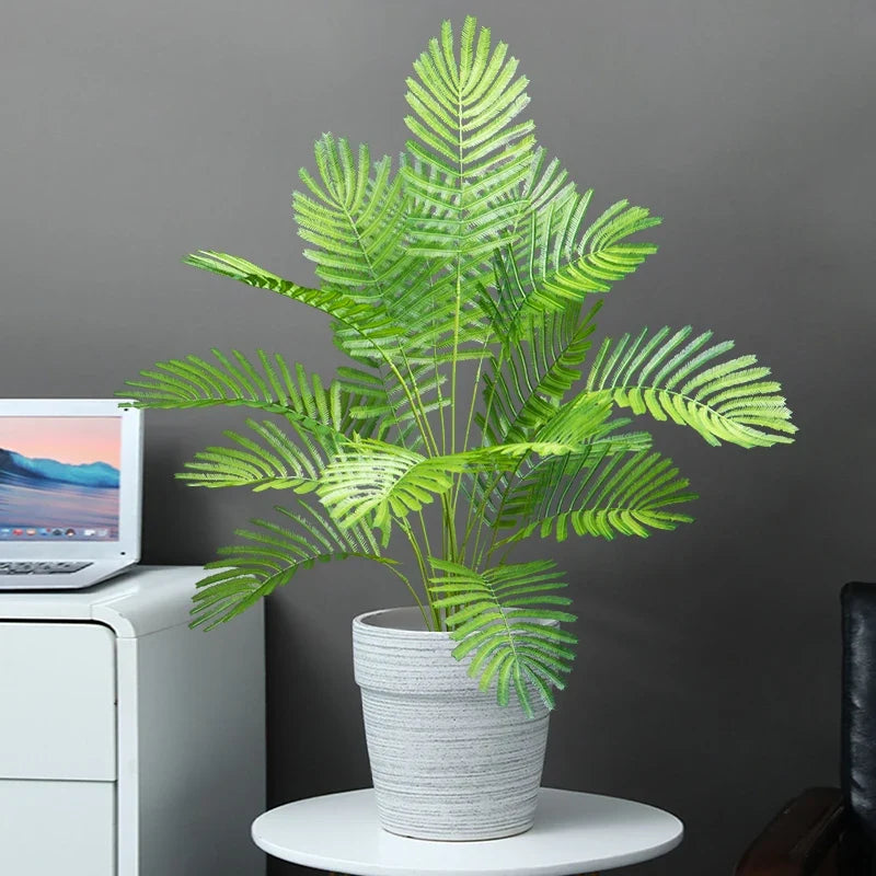 Artificial tropical palm large leaves for interior and exterior decoration