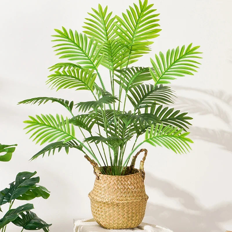 82cm Artificial Palm with Monstera Branches, Outdoor - view 7