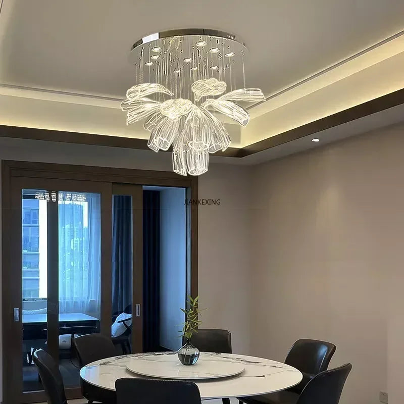 Art decorative glass pendant light for modern and elegant interior - view 3