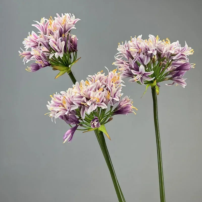 Set of 2 silk flowers for modern interior decoration - view 3