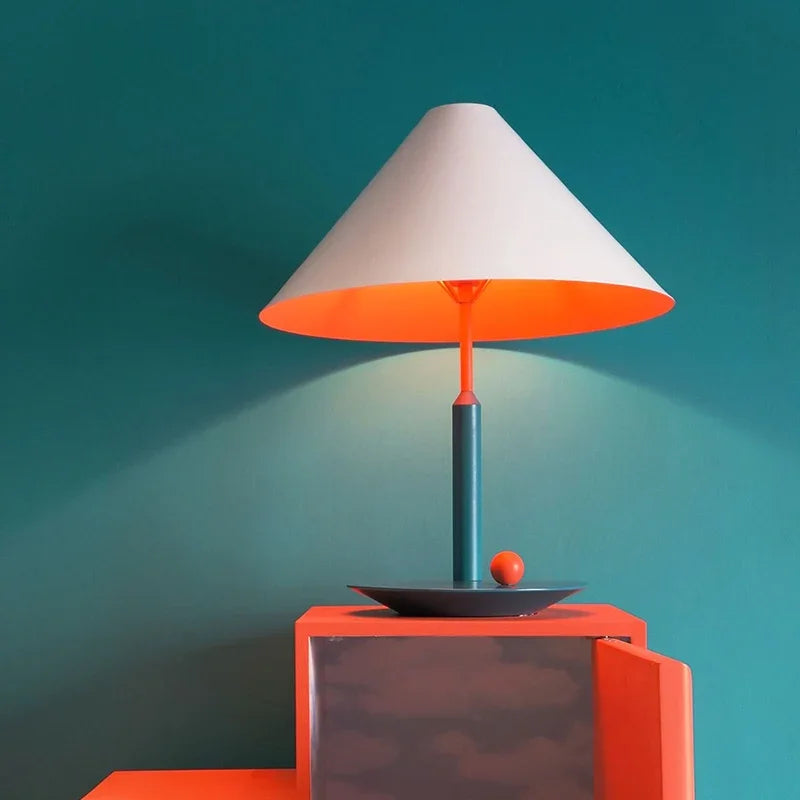 Scandinavian metal installation lamp with led bulb - view 5