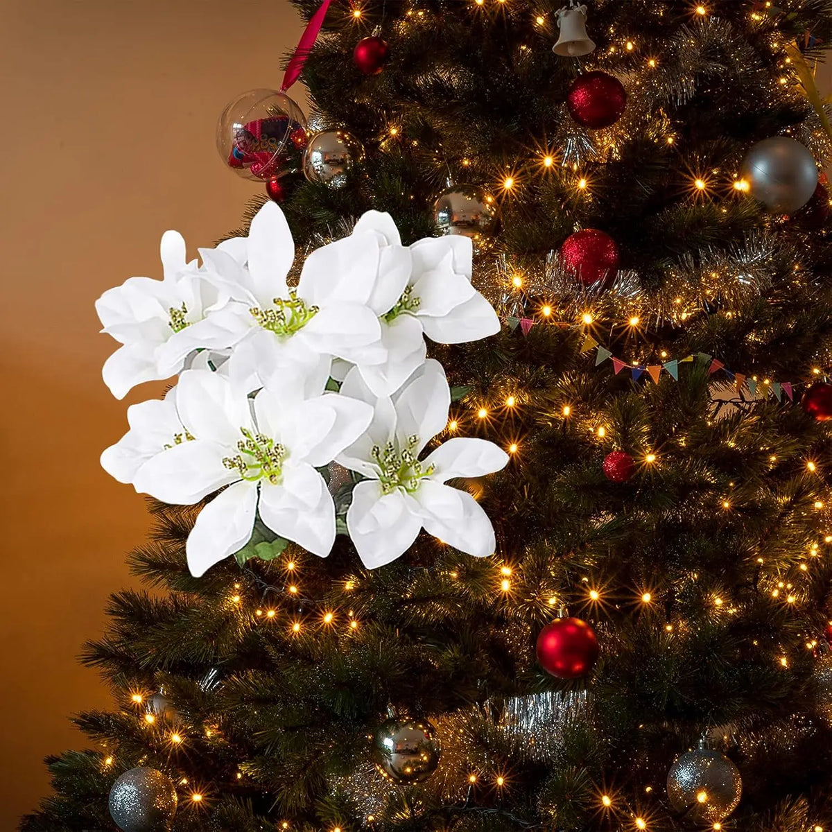 Batch of artificial flower bouquets for Christmas and New Year - view 7