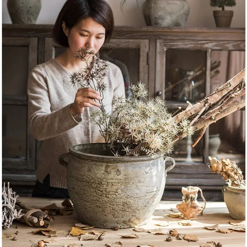 Rustic pottery gardeners for interior and exterior decoration - view 3