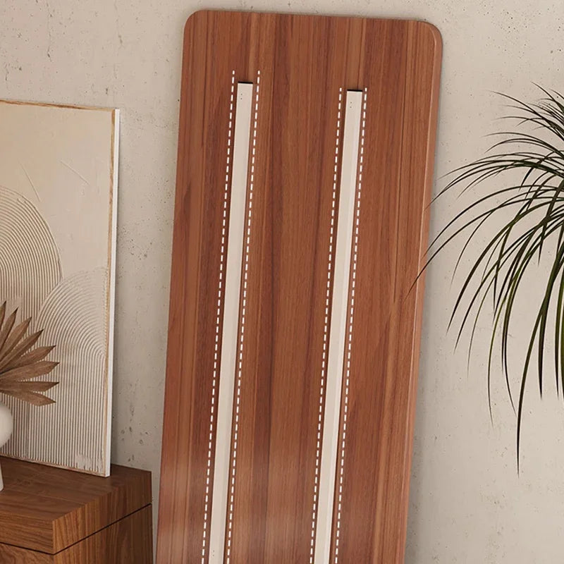 Vintage rectangular wooden mirror for interior decoration - view 2
