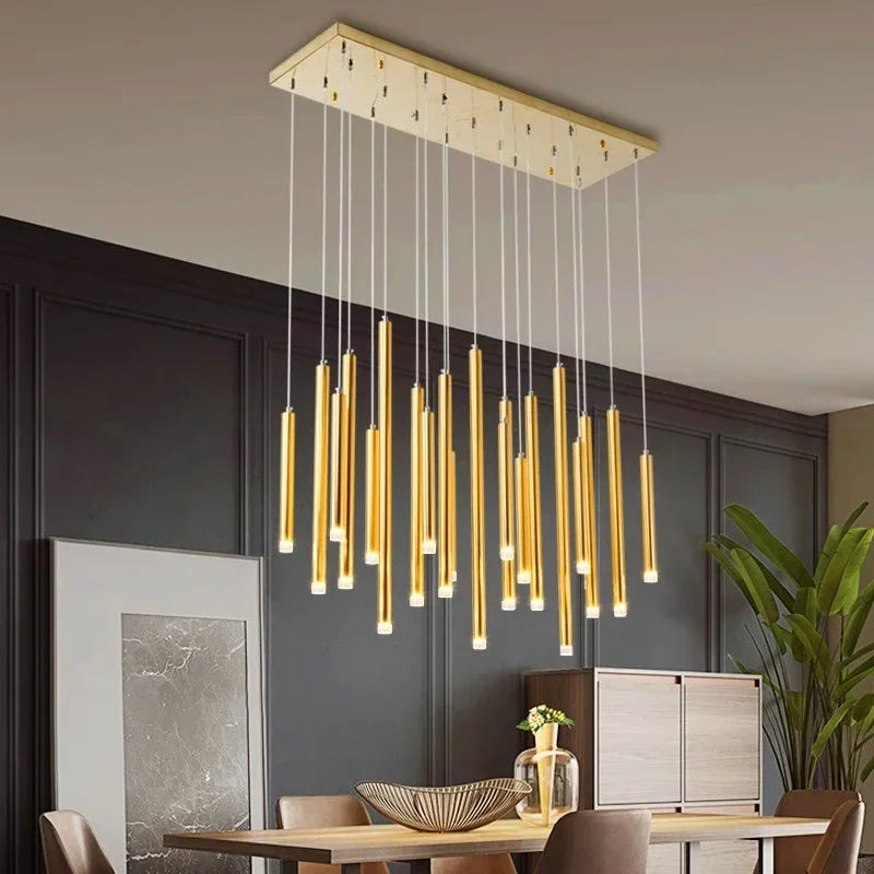 Modern water drop chandelier for interior lighting 2024 - view 2