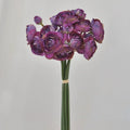 Bouquet of artificial rose wines for balcony decoration - Dark Purple