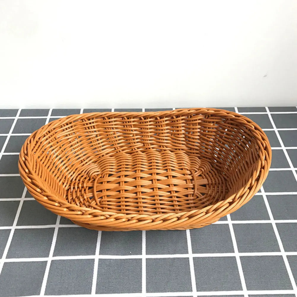 Wicker bread baskets for snacks and fruit - view 5