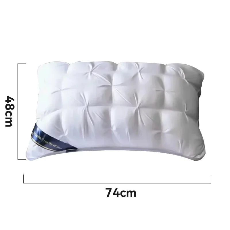 Twisted Flower Bread Feather Velvet Pillow, Five-star Hotel Washable Pillow Core, Adult Cervical Care and Health Pillow - view 6