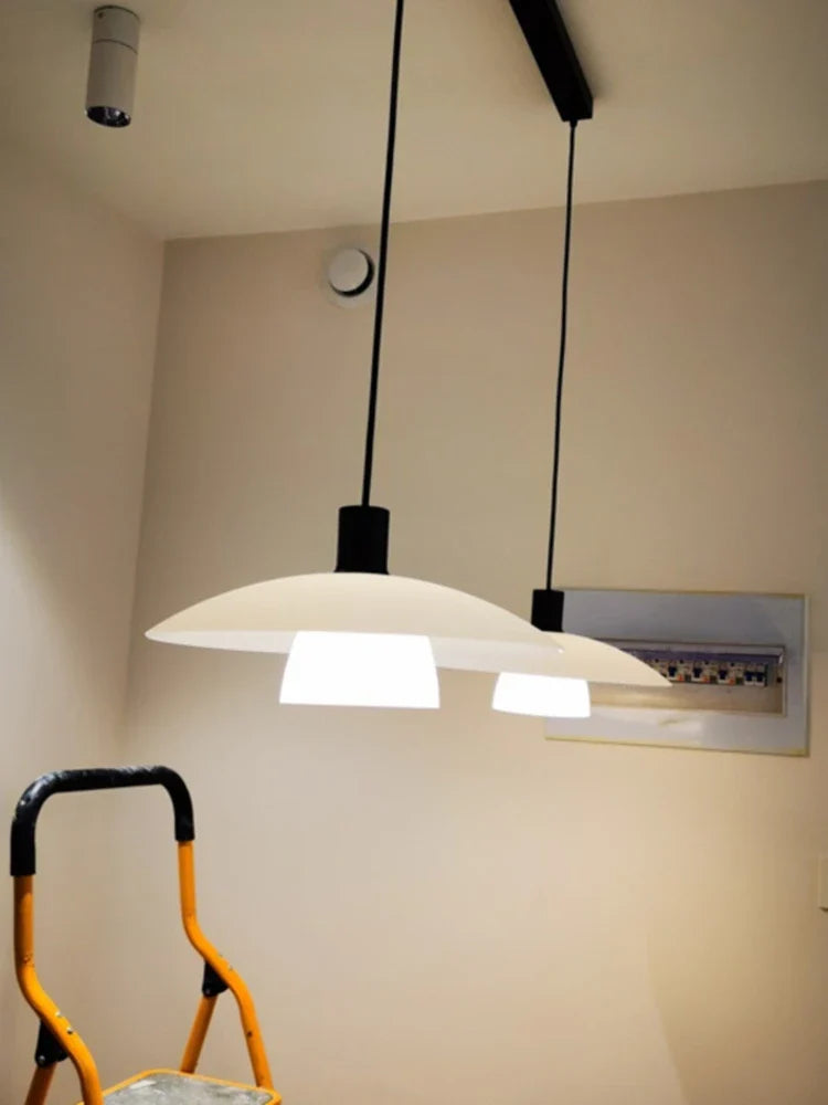 Japanese minimalist glass chandelier for interior decoration - view 4