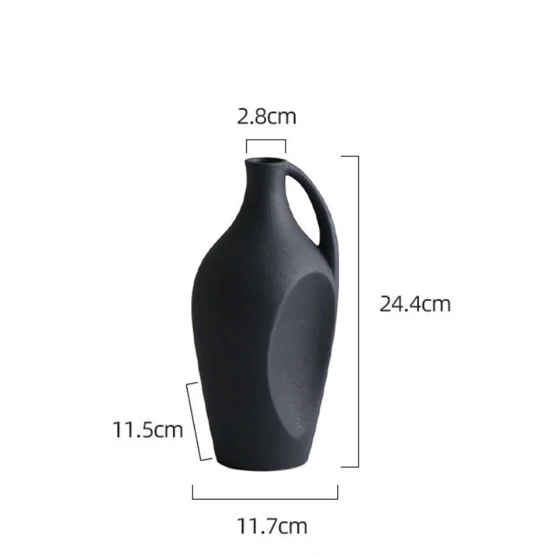 Nordic ins style home ceramic vases, light luxury decoration, living room, TV cabinet, decorative ornaments - view 5