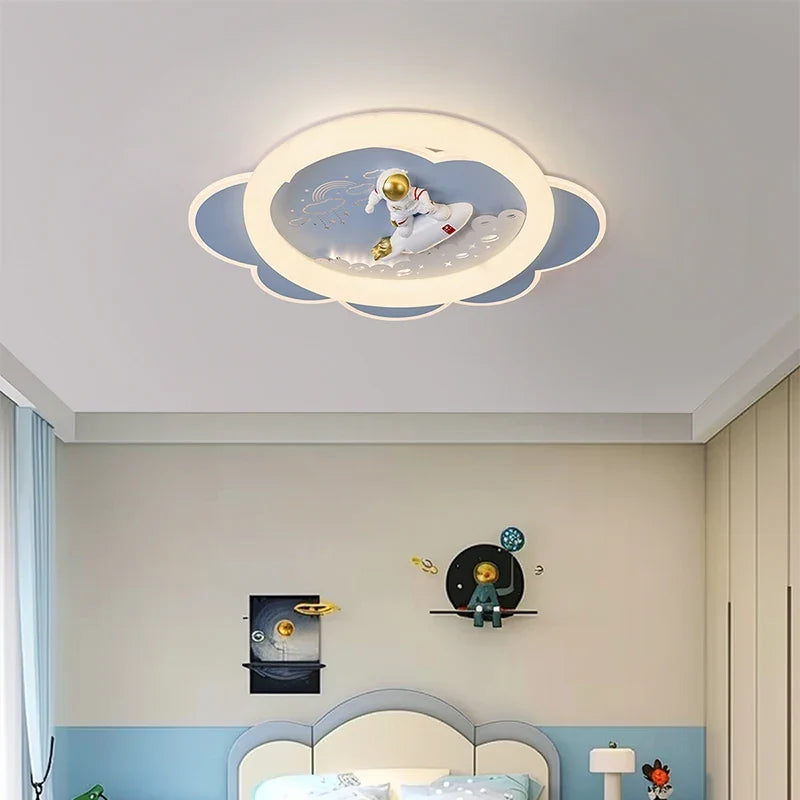 Led creative ceiling lamp for child room eye protection - view 4