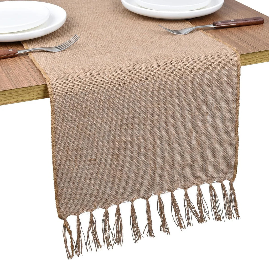 Natural Jute table runner rustic farm style - 30x45cm placemat