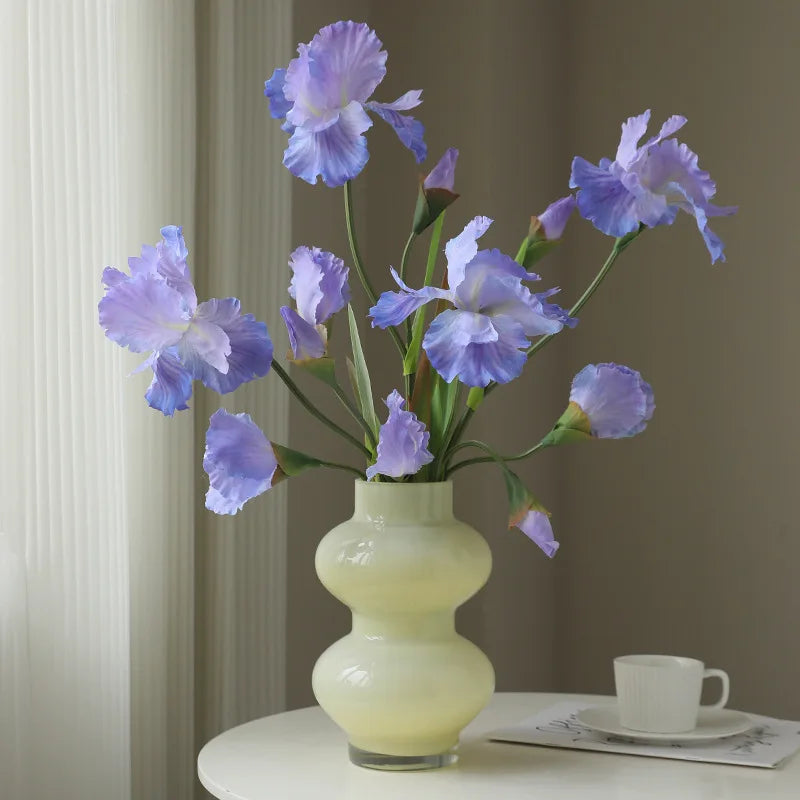 Realistic artificial iris flowers for decoration and floral arrangements - view 4