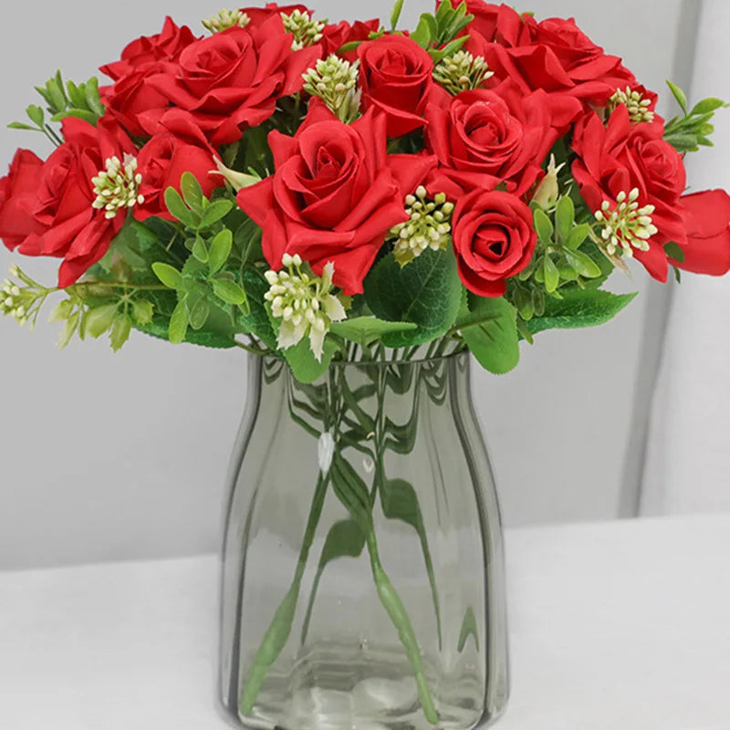 Bouquet of artificial flowers for decoration and gift - view 10