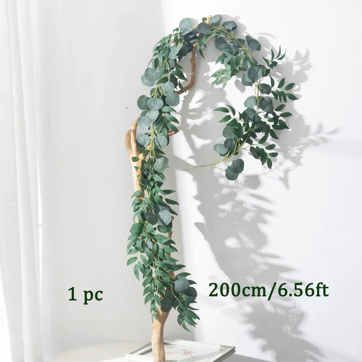 Artificial plant eucalyptus vine silk for interior and exterior decoration - view 2