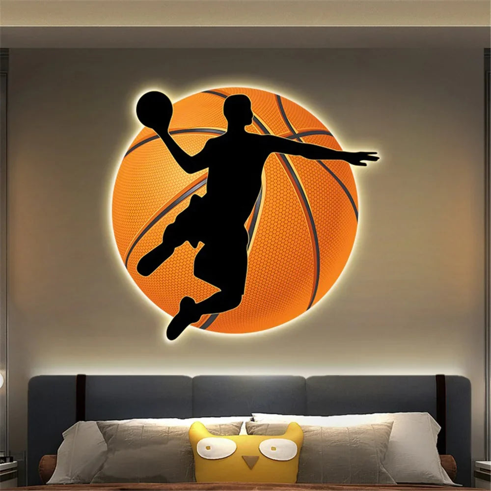 Led wall sconce without border for interior decoration - view 3