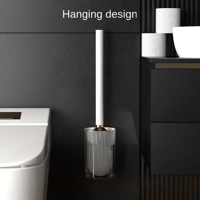 Vintage Long-Handle Toilet Brush for Home Decor - view 3