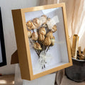 3d frame for dried flowers office ornament natural decor